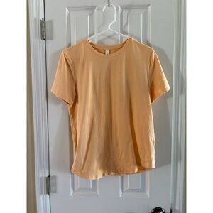 Lululemon Love Curved Hem Crewneck Tshirt Bone Size 10